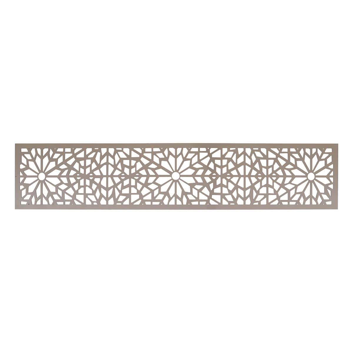 NeoTimber Geometric Fence Screen - Silver Birch