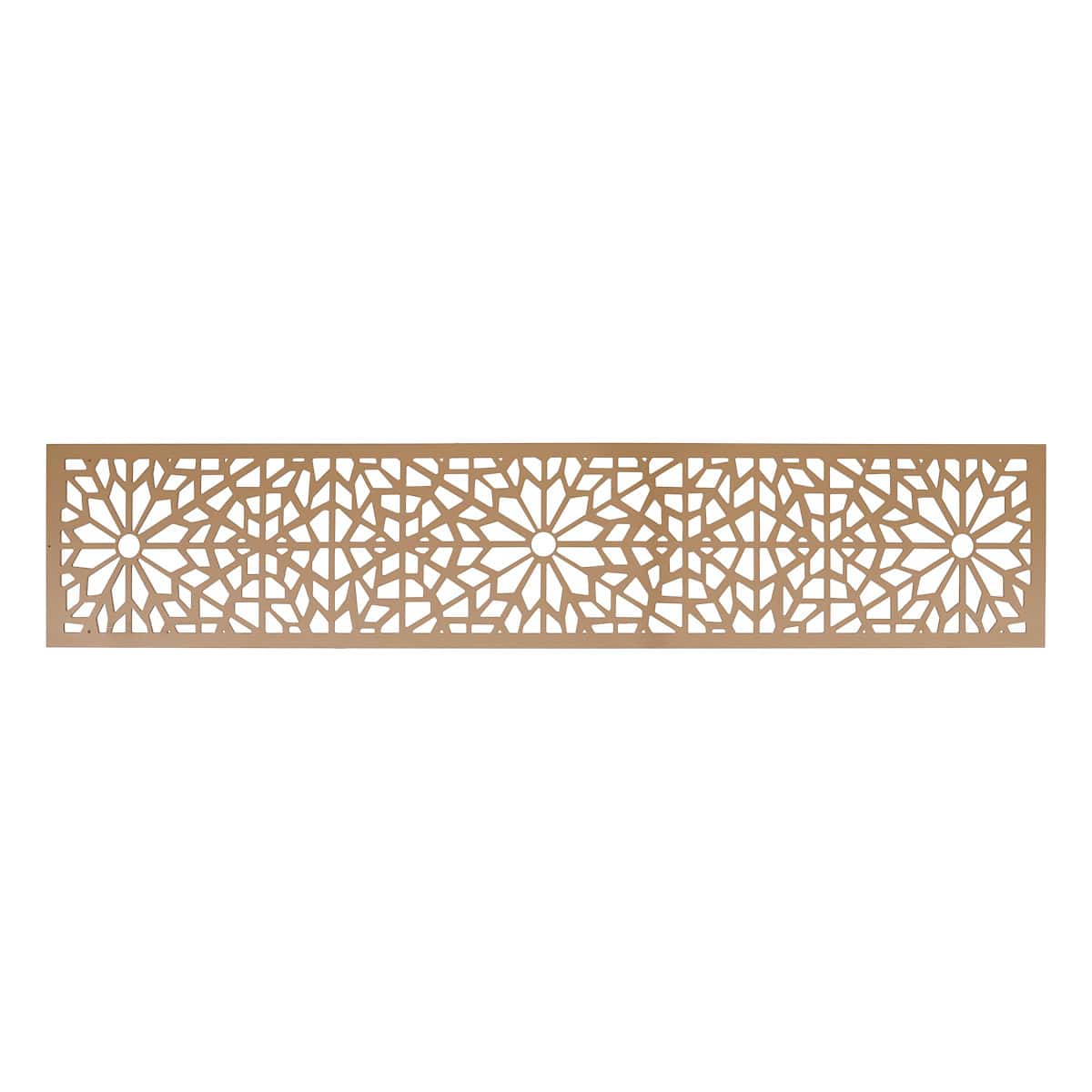 NeoTimber Geometric Fence Screen - Oak