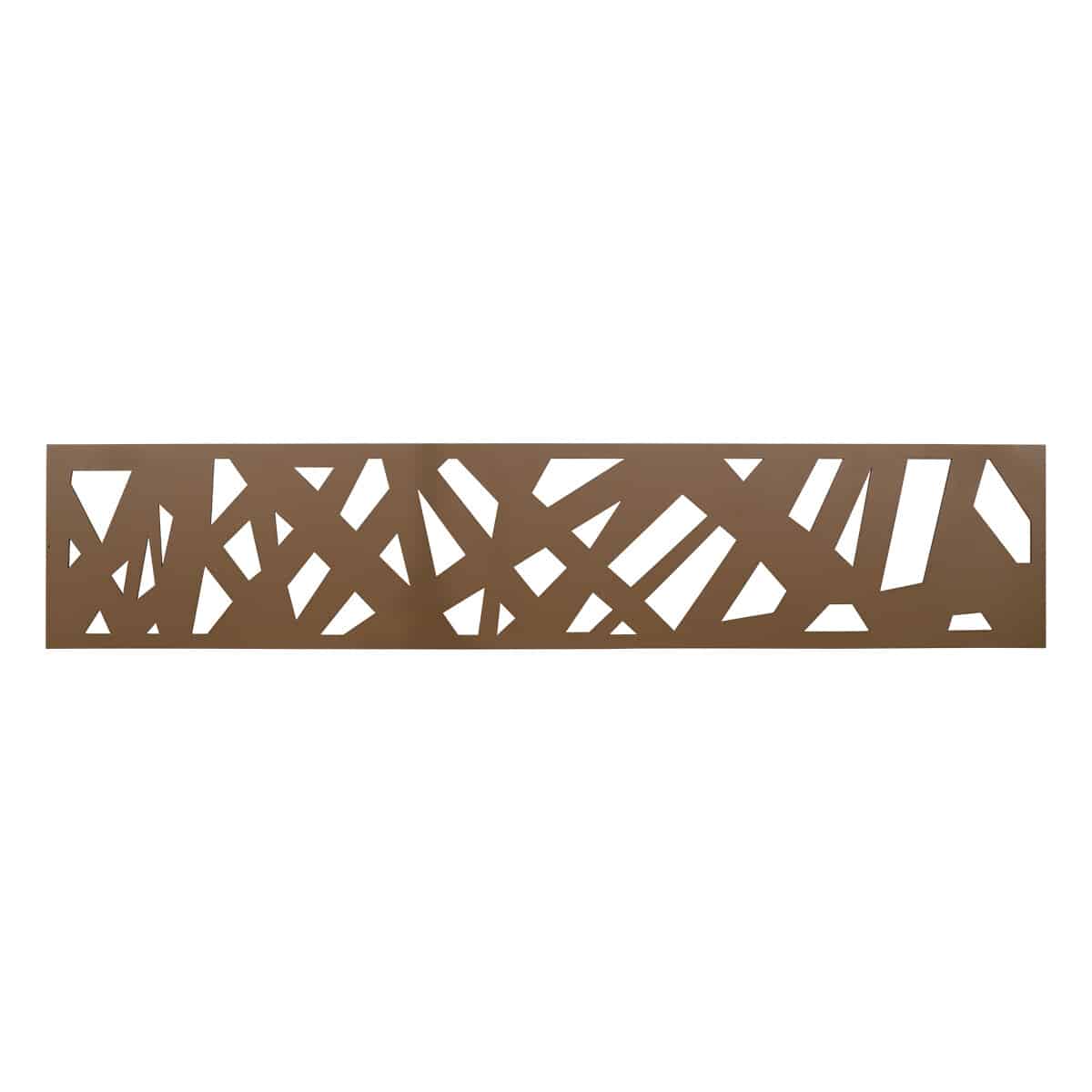 NeoTimber Contemporary Fence Screen Teak