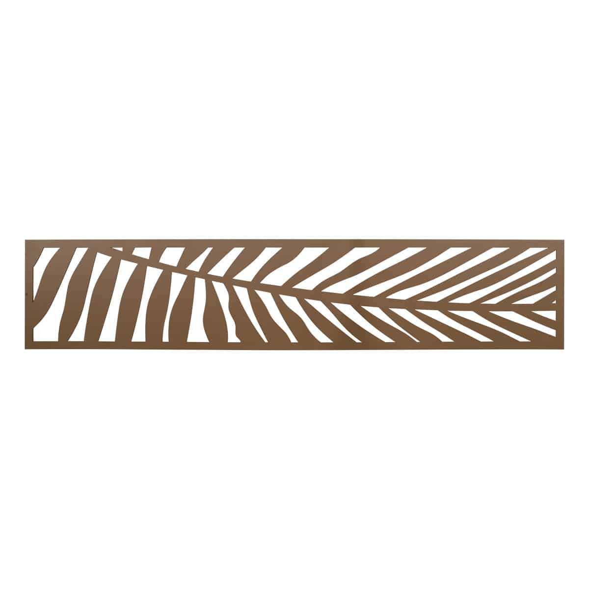 NeoTimber Leaf Fence Screen - Teak