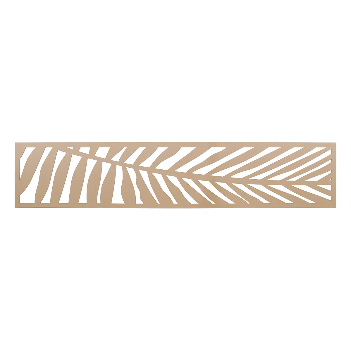 NeoTimber Aluminium Leaf Fence Screen In Ash White
