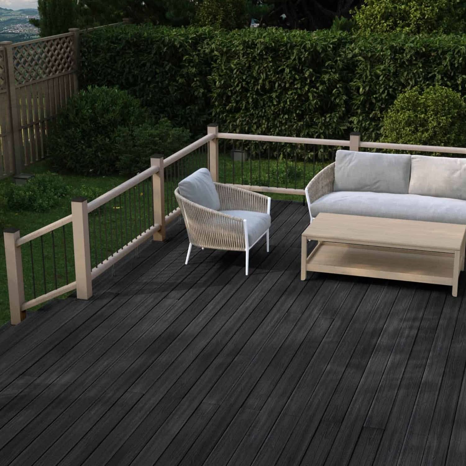 NeoTimber Silver Birch Composite Decking Balustrades