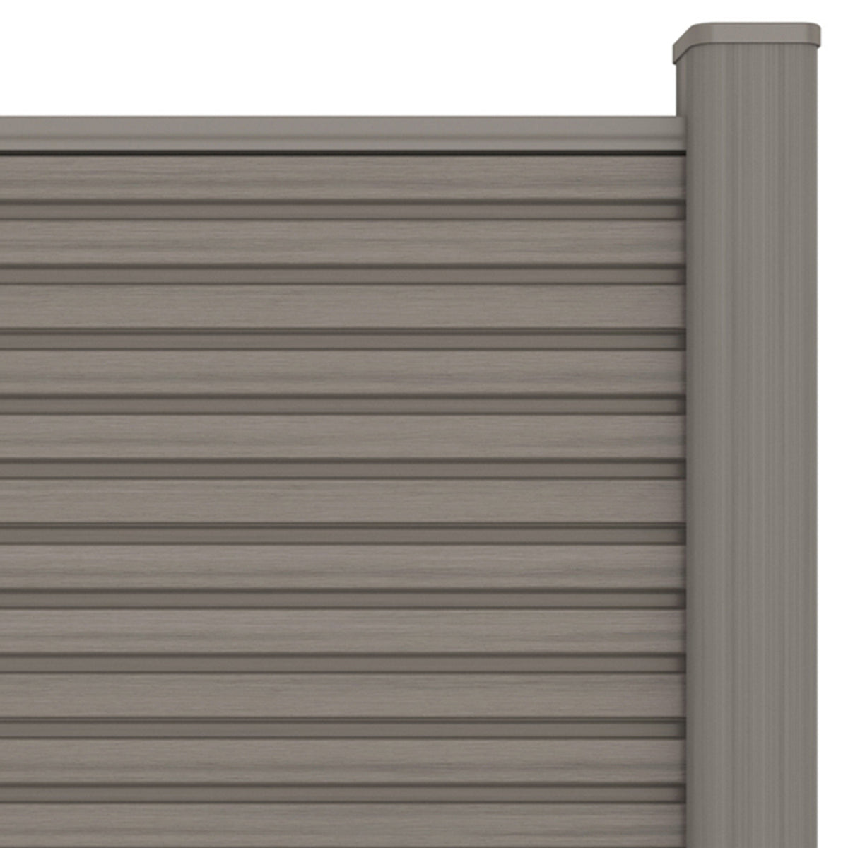 NeoTimber Slatted Fence Panel Set - Antique