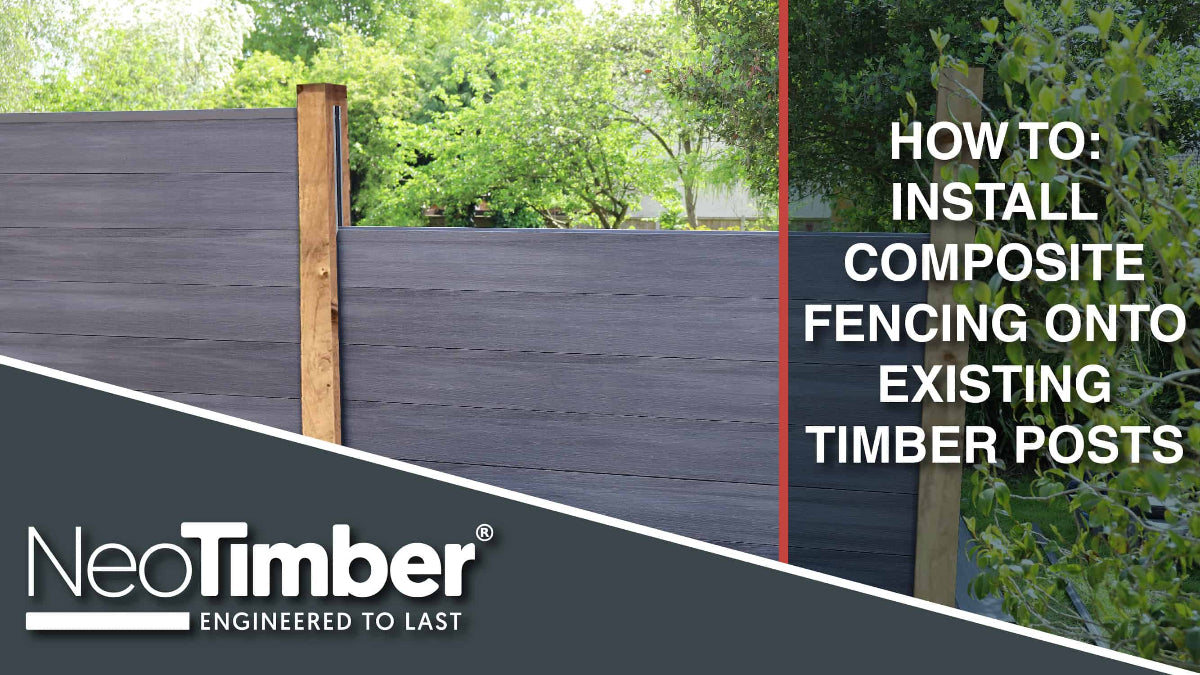 Installing Composite Fencing onto Existing Timber Posts – Installation Video