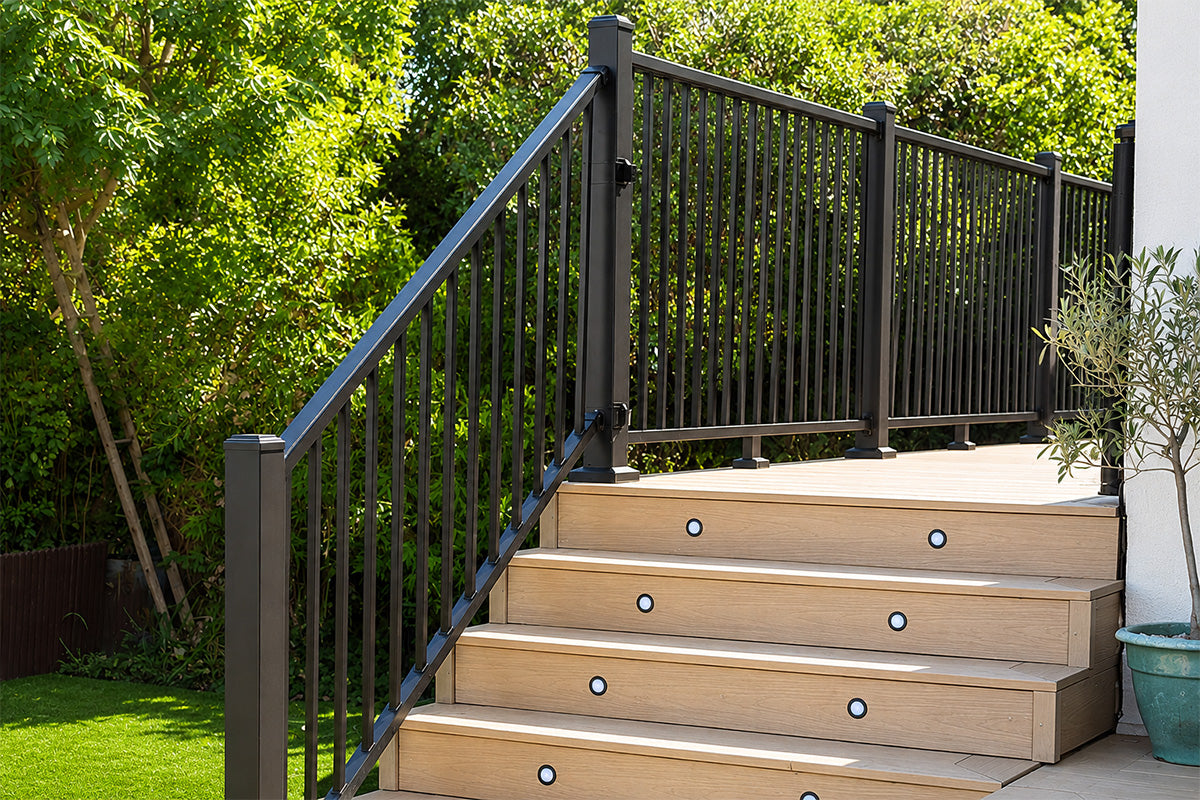 aluminium balustrade spindle installation