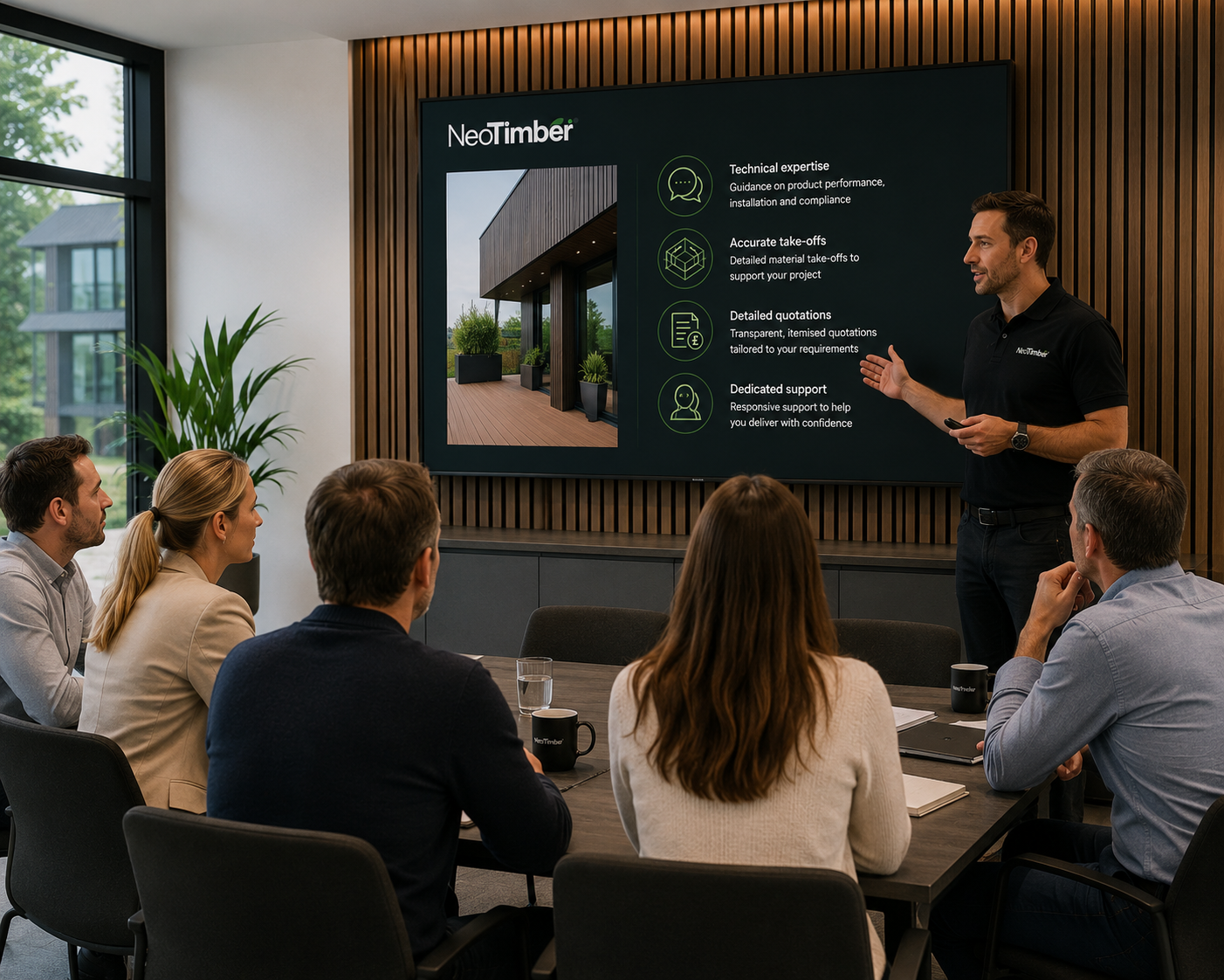 NeoTimber® CPD Training Session Led by Staff Member for Product Knowledge and Installation
