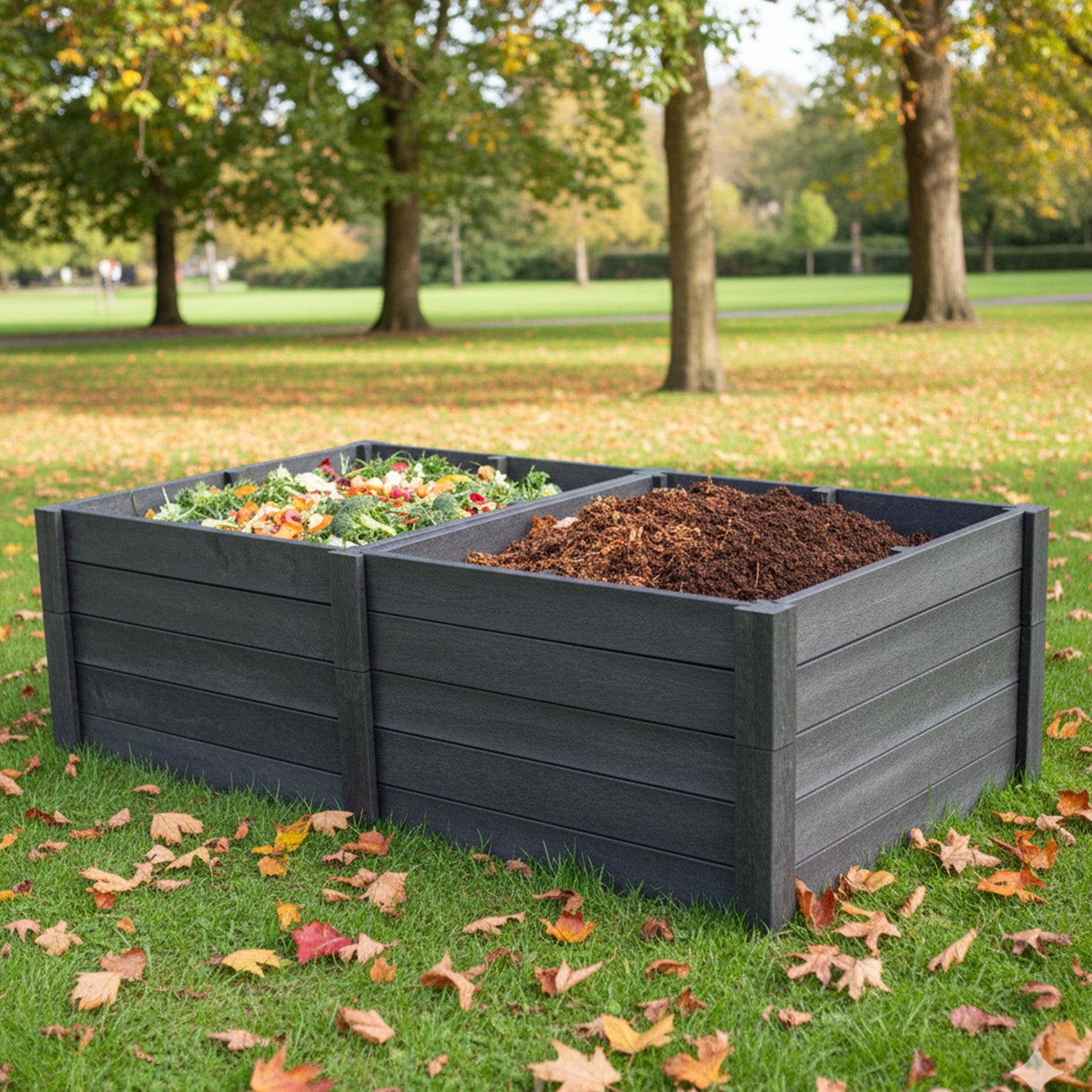 Recycled Plastic Compost Bin – High-Capacity Design