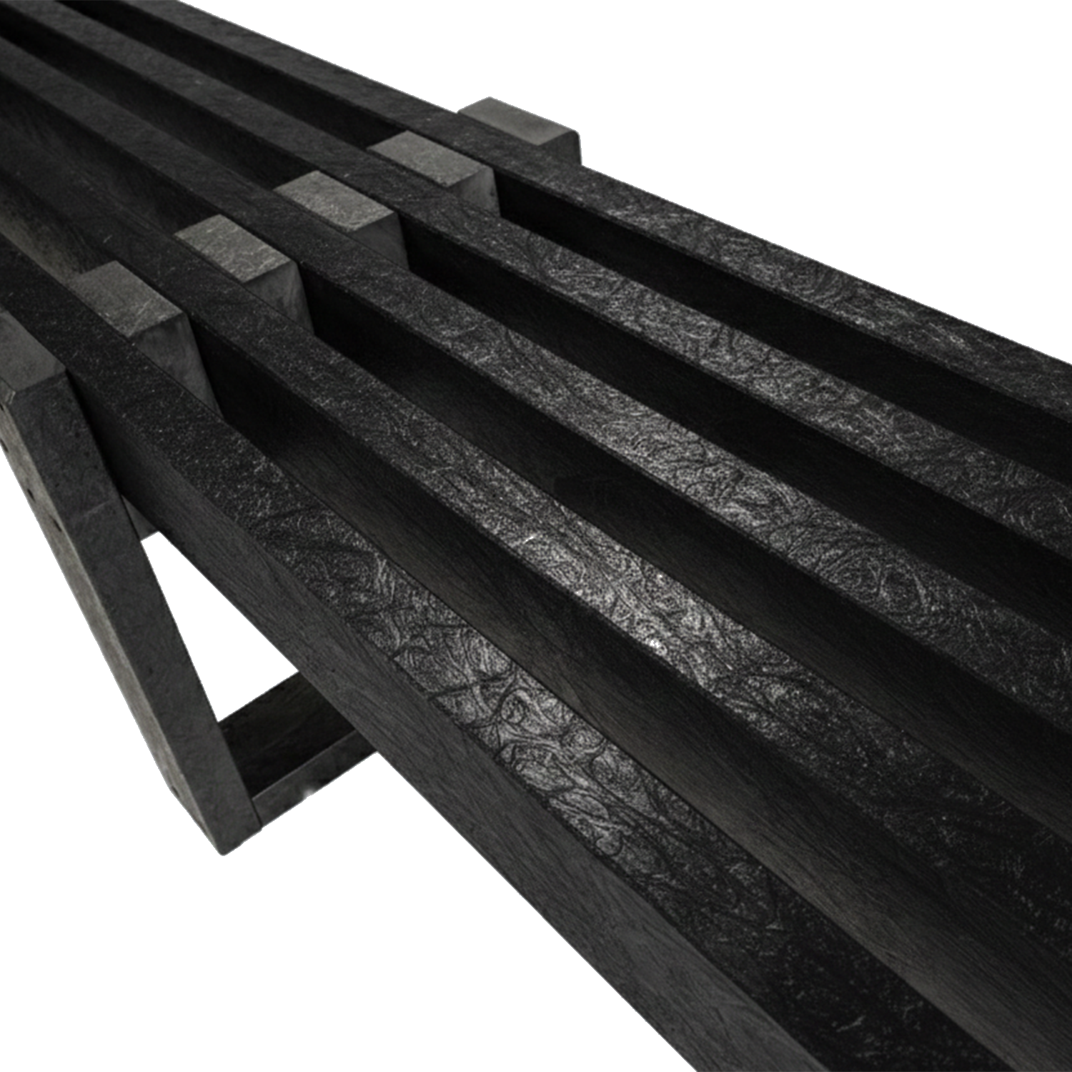 Recycled Plastic Straight Edge Bench – Minimal Maintenance Required