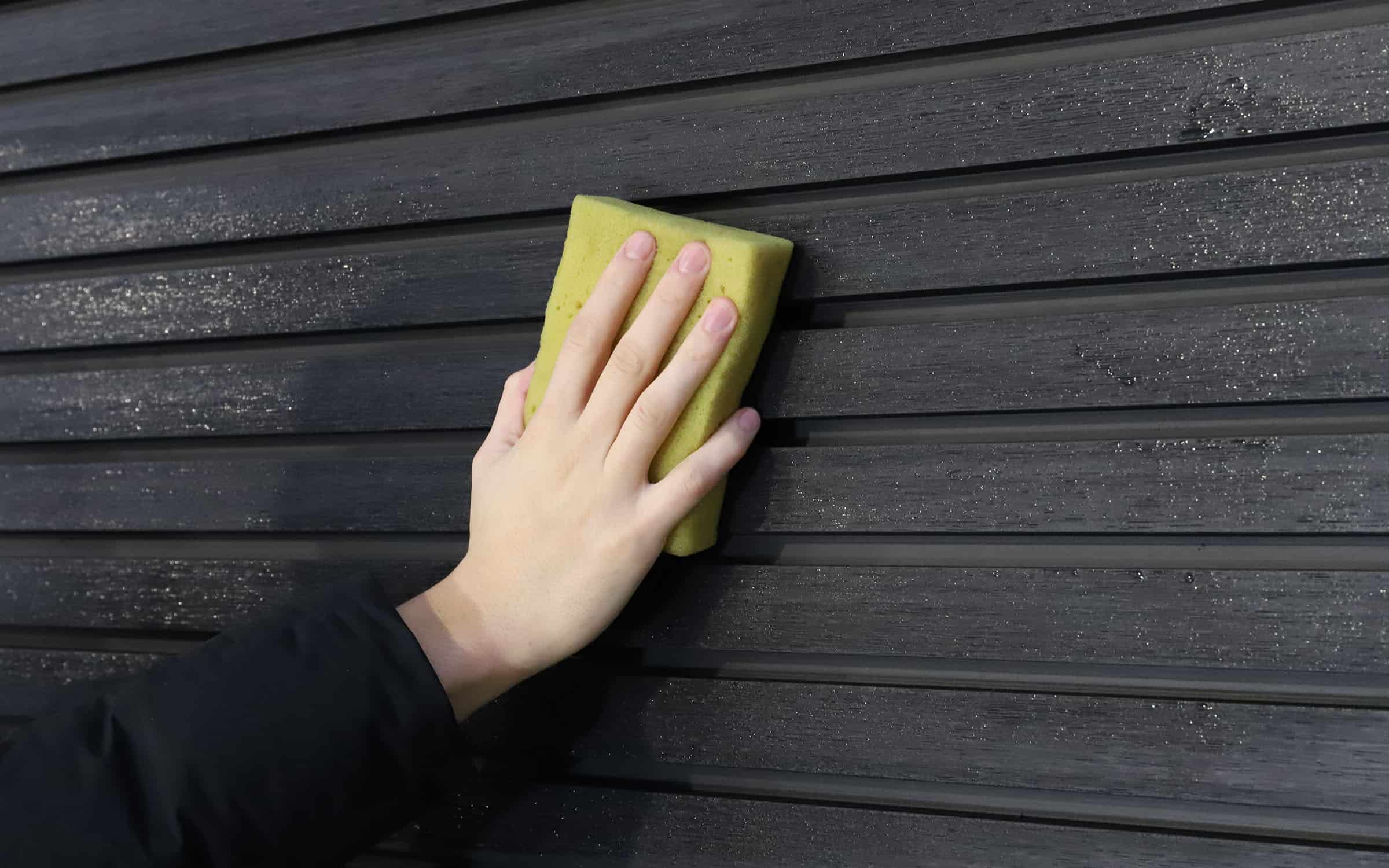 cleaning composite cladding
