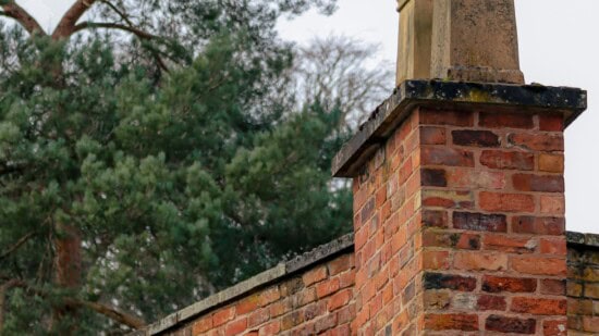 brick house and chimney