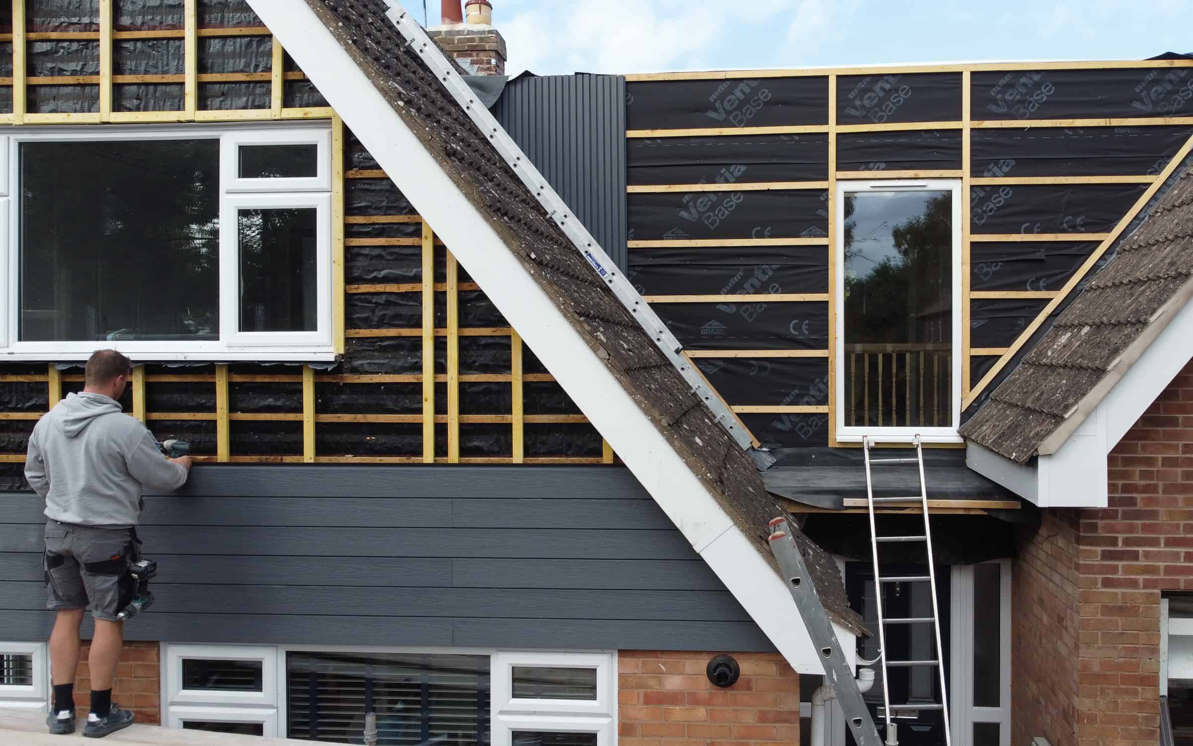 can you install composite cladding in a high wind area?