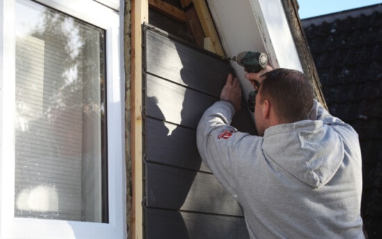 installation of composite cladding