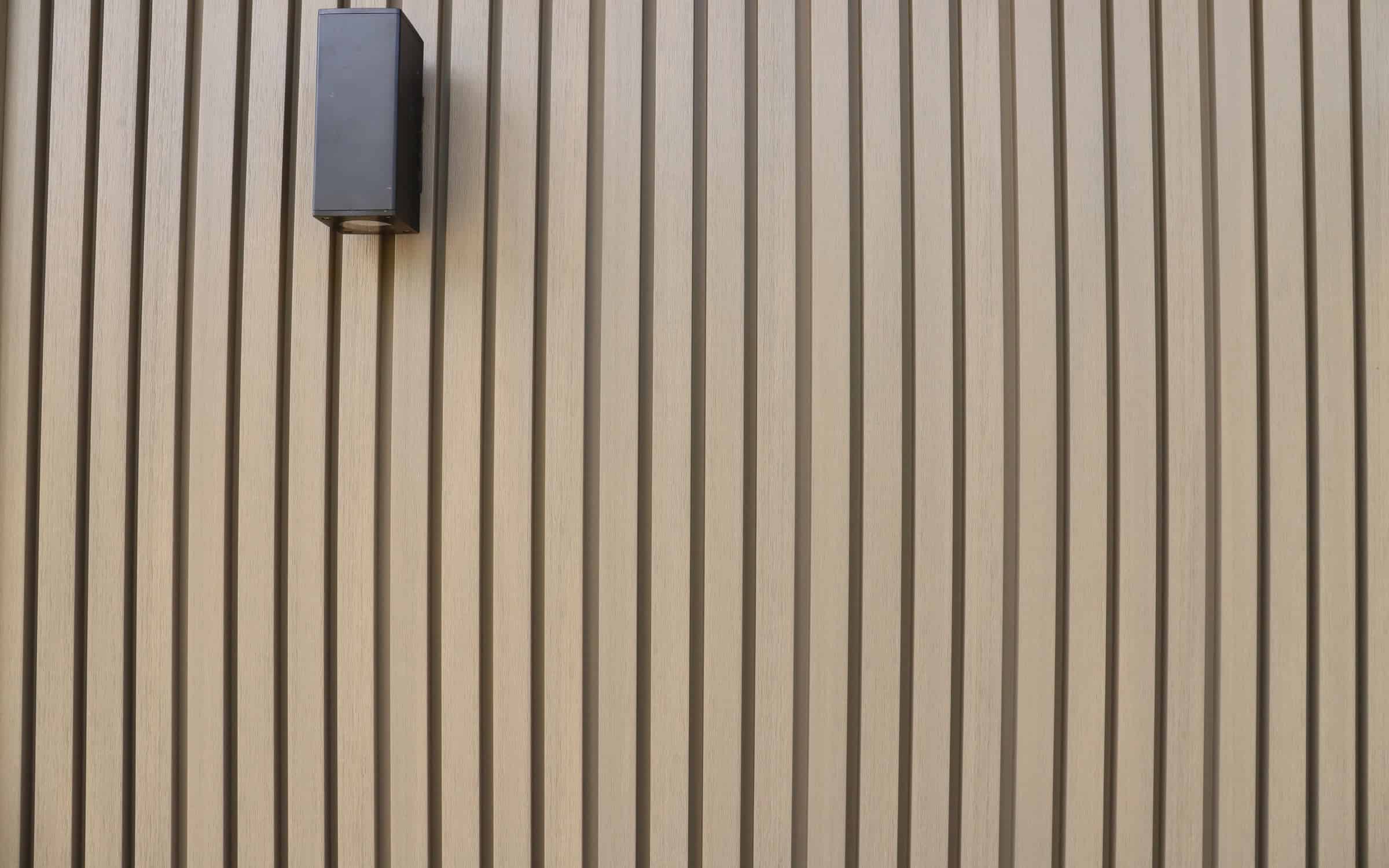 Antique Slatted Composite Cladding