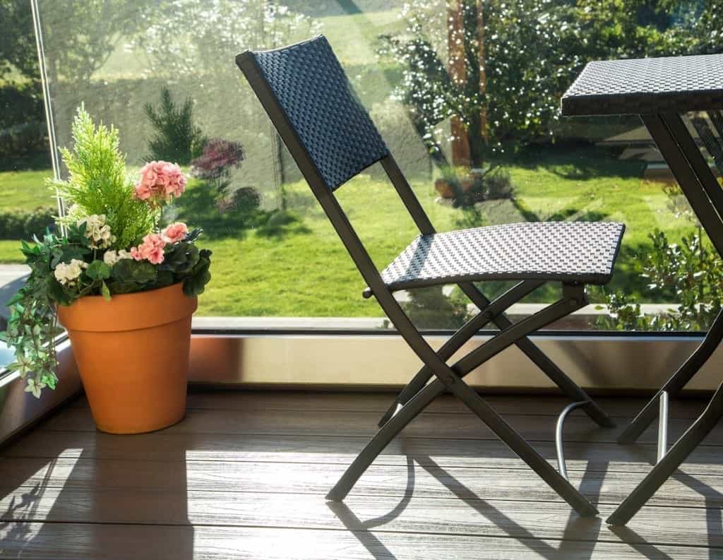 Modern Balcony Composite Deck balcony composite decking