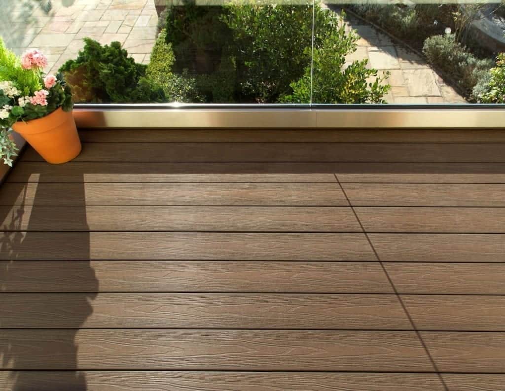 Woodgrain Composite Decking balcony decking
