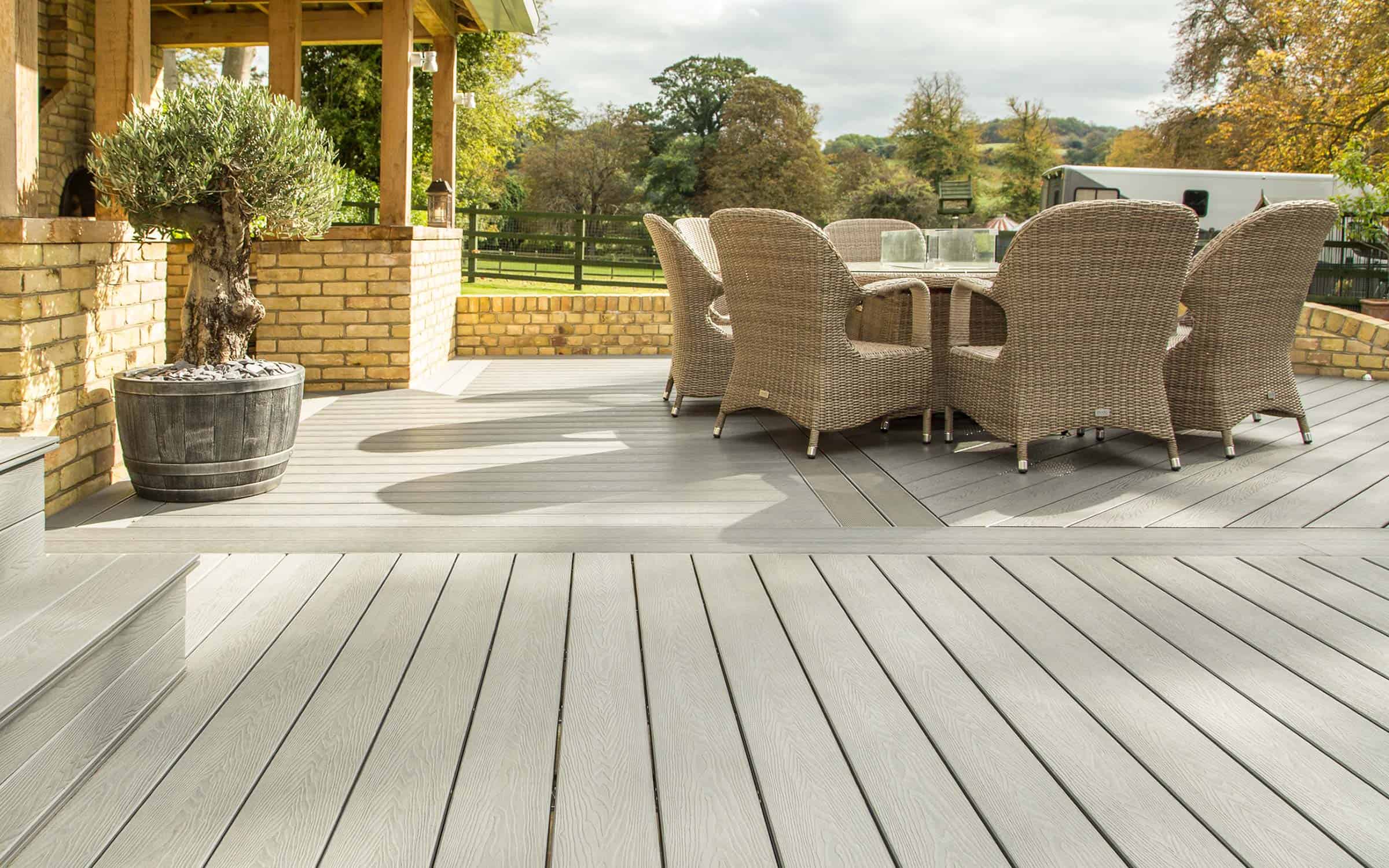 traditional composite decking