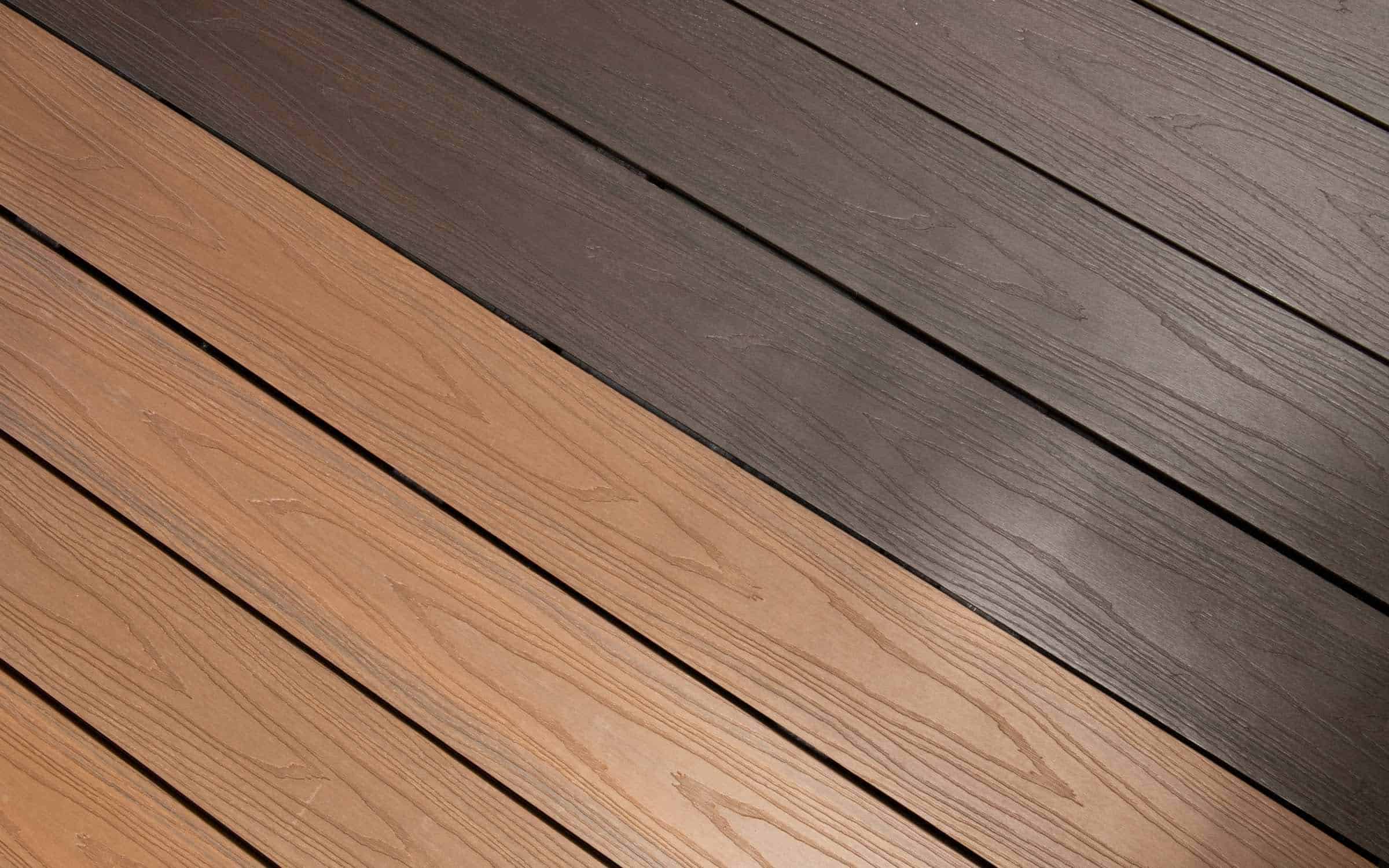 brown composite deck