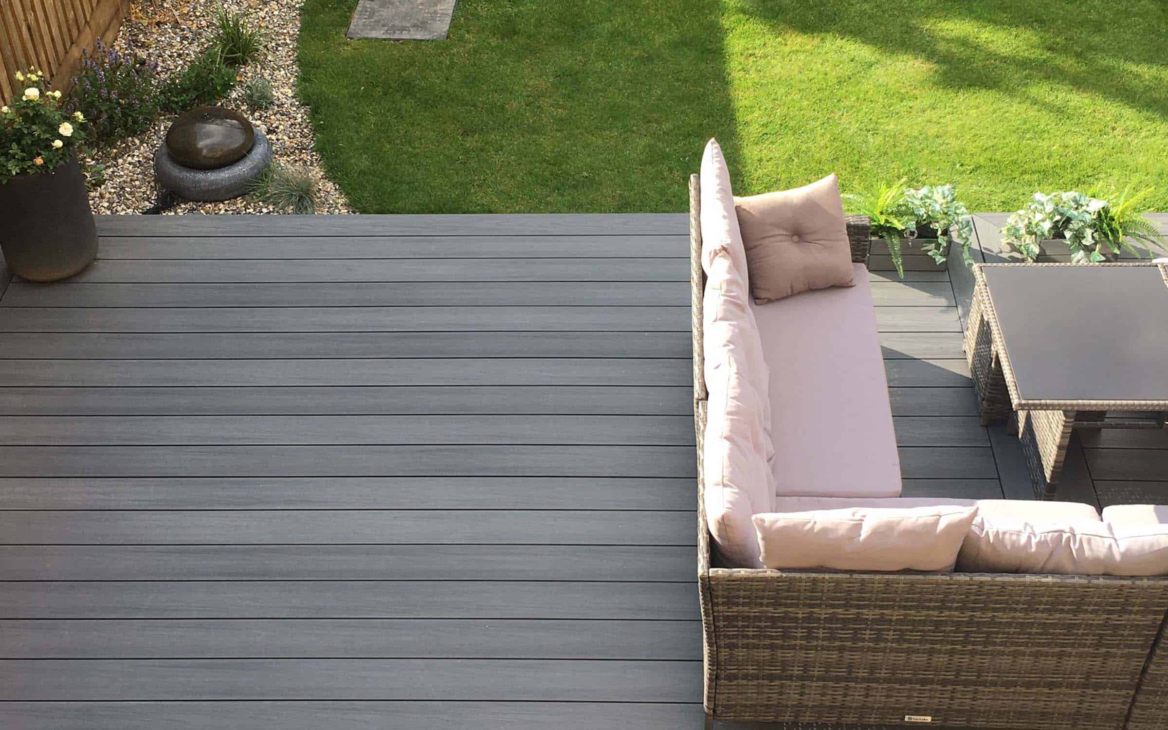grey composite deck