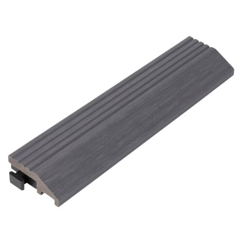 Composite Deck Tile Edge Ramps Grey