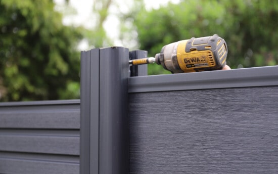 composite fencing installation