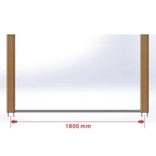 install composite fence posts into hard ground
