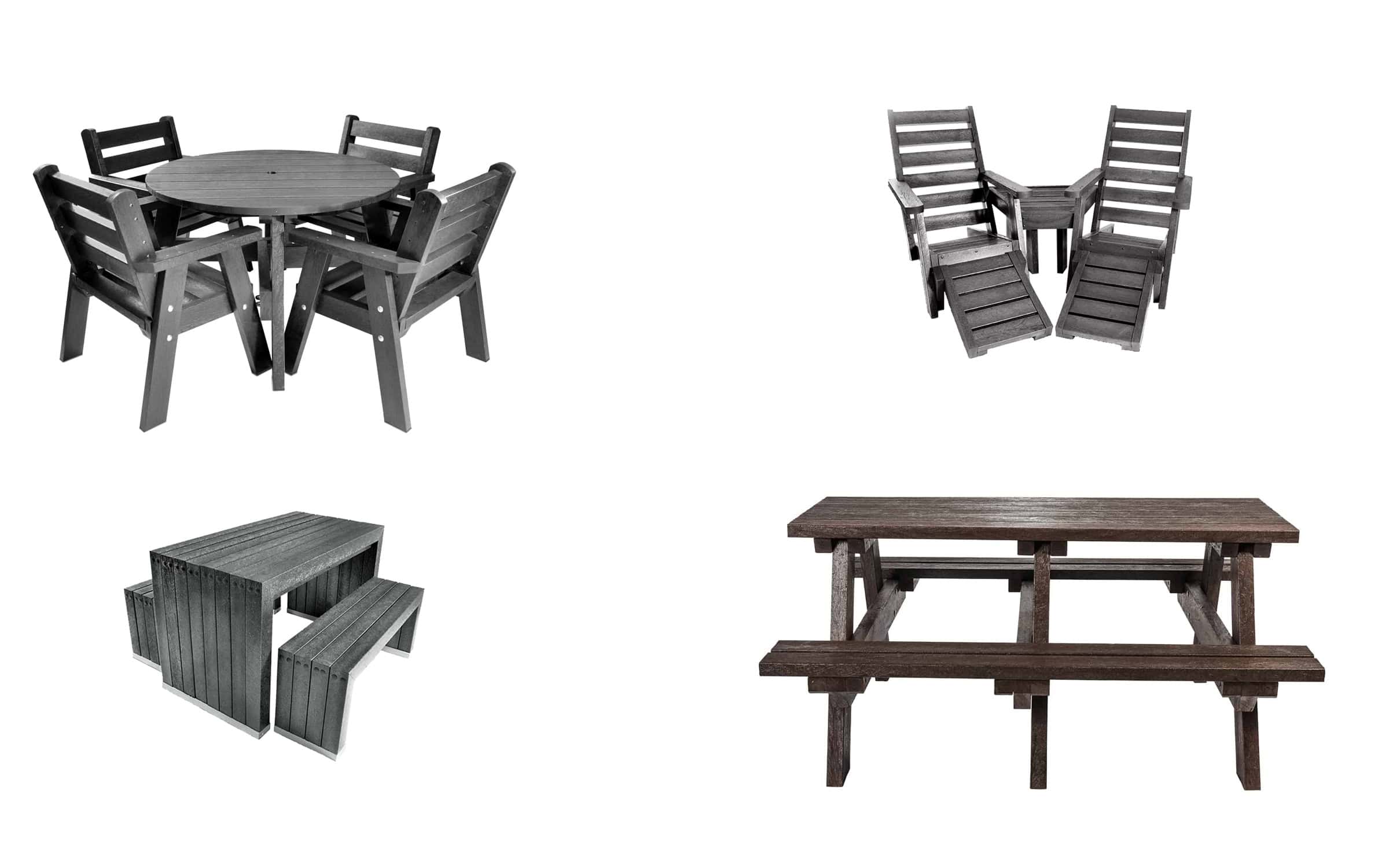 Recycled Plastic Deck Furniture Designs